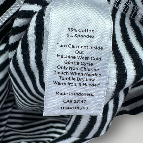 Talbots NWT Two-Way Tank Belleville Stripe Women’s S Reversible Scoop/V-Neck Top - Picture 10 of 10